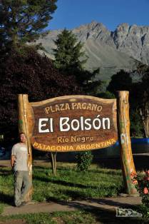Estamos na belíssima El Bolsón, na Argentina